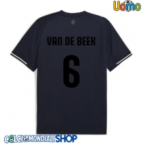 Maglie da calcio Girona Donny van de Beek #6 Terza Maglia 2025-26 Manica Corta